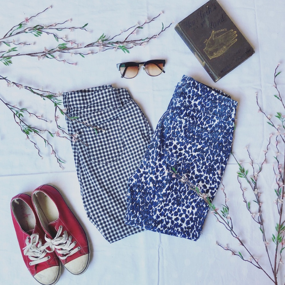 Faded Glory Patterned Capri Jeggin